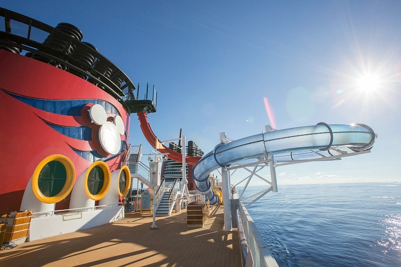 Aquaduck Water Coaster on a Disney Cruise